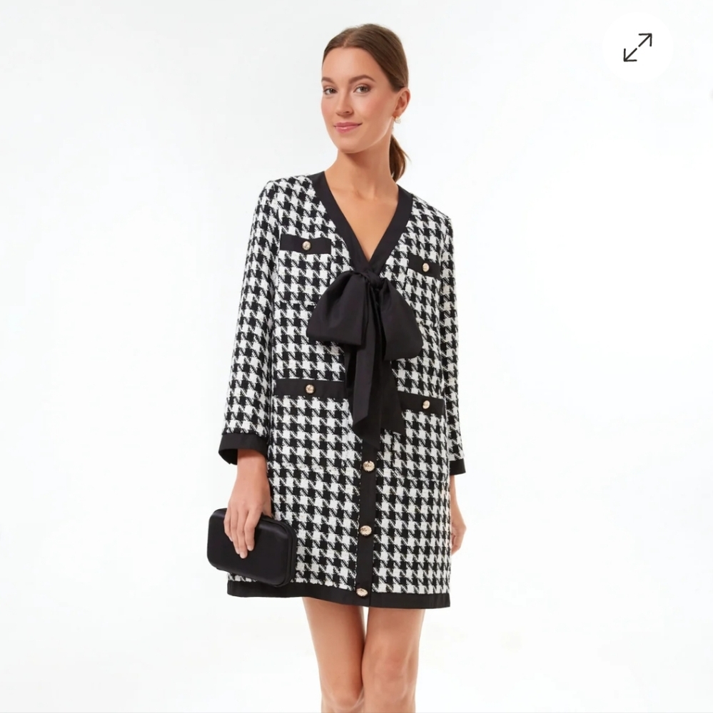 Pomander Place CoCo Tweed Bow Dress